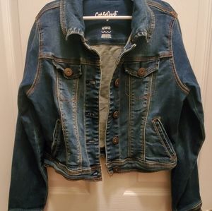 Cat and Jack girls jean jacket size 10/12 EUC